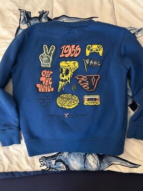 Vans Royal Blue Kids Crewneck